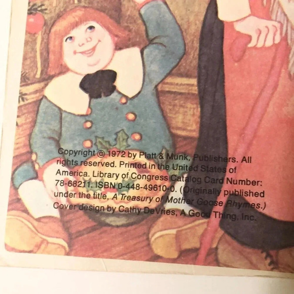 Vtg 1972 The Hildebrandt Mother  Goose Platt and Munk Softcover Book - Picture 9 of 16